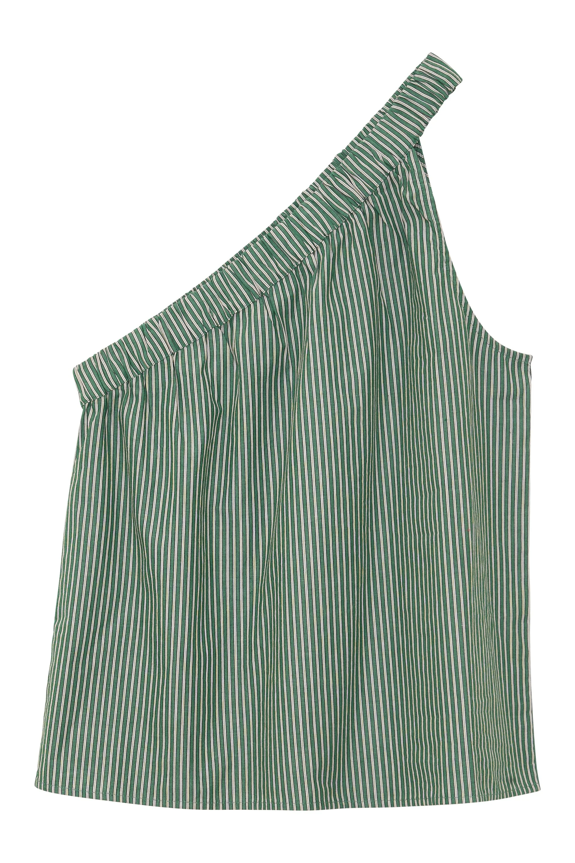Women's Button-Down Blouse Cotton Poplin - Basilic - Image 7