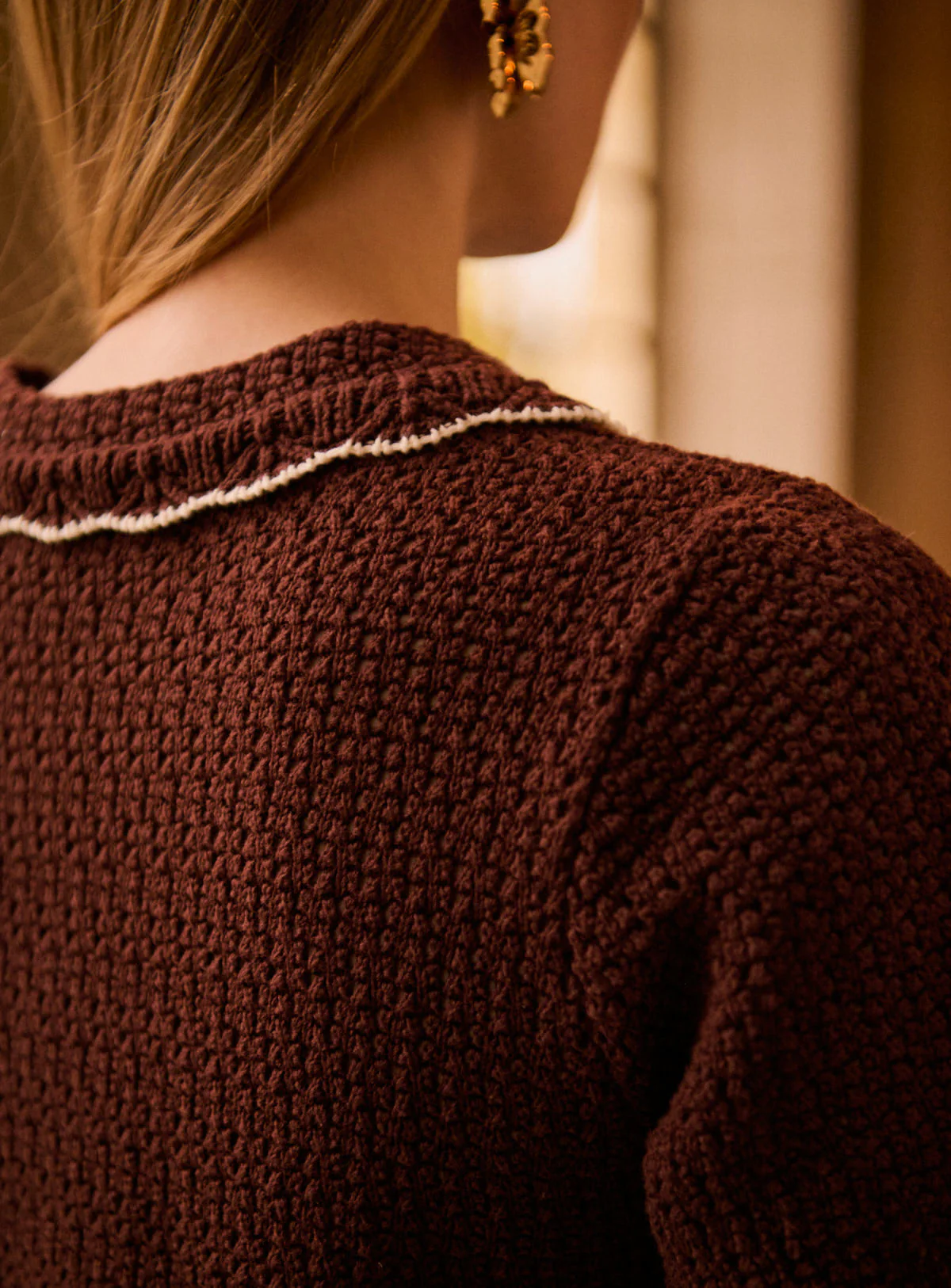 Cardigan Mina 126 Chocolat - Image 3