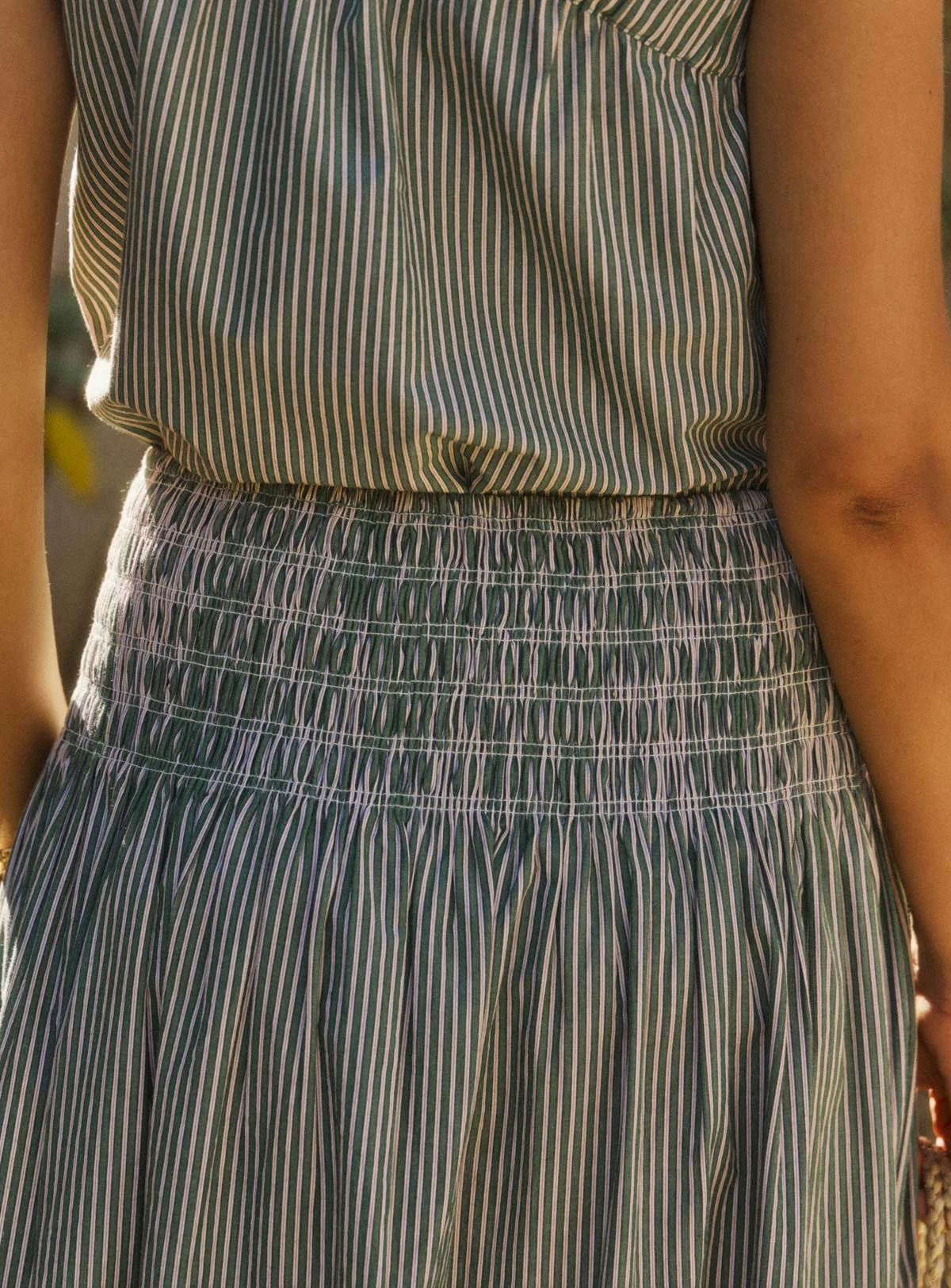 Women's Skirt Woven Fabric Annie Raye 126 - Basilic - Image 3