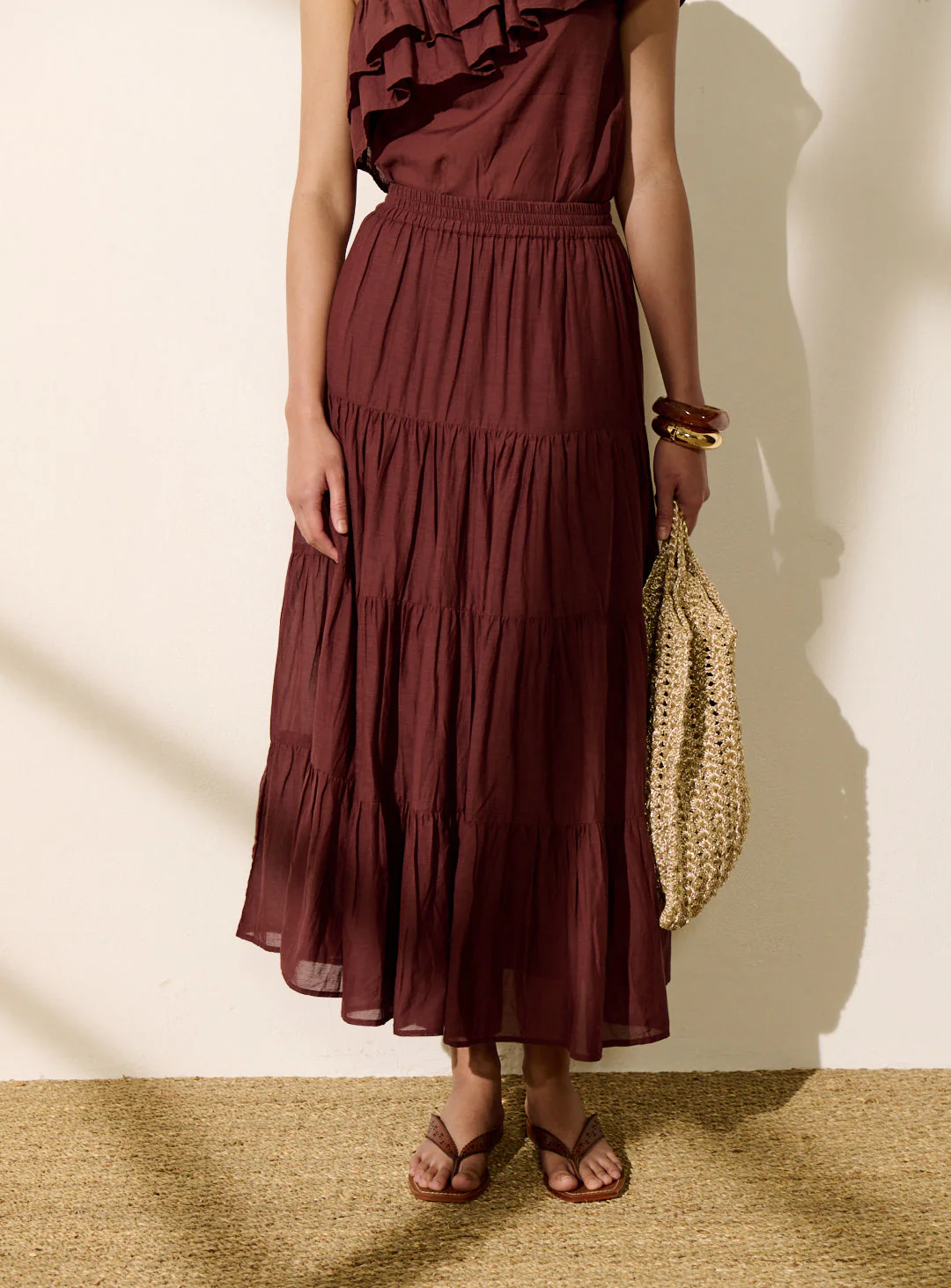Skirt Jill Uni 126 Brown - Image 2