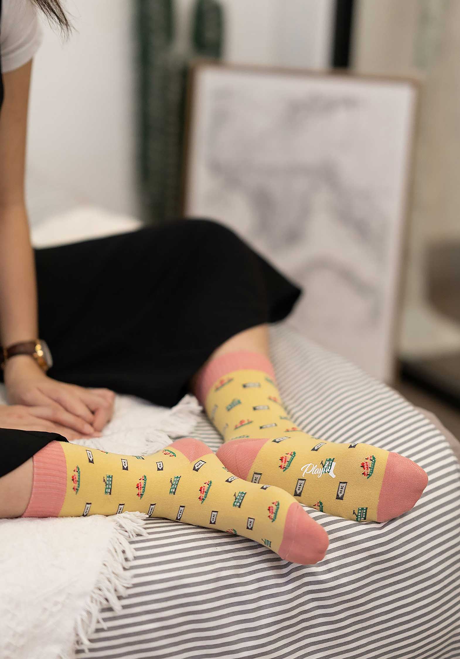 Socks Ding Ding Beige