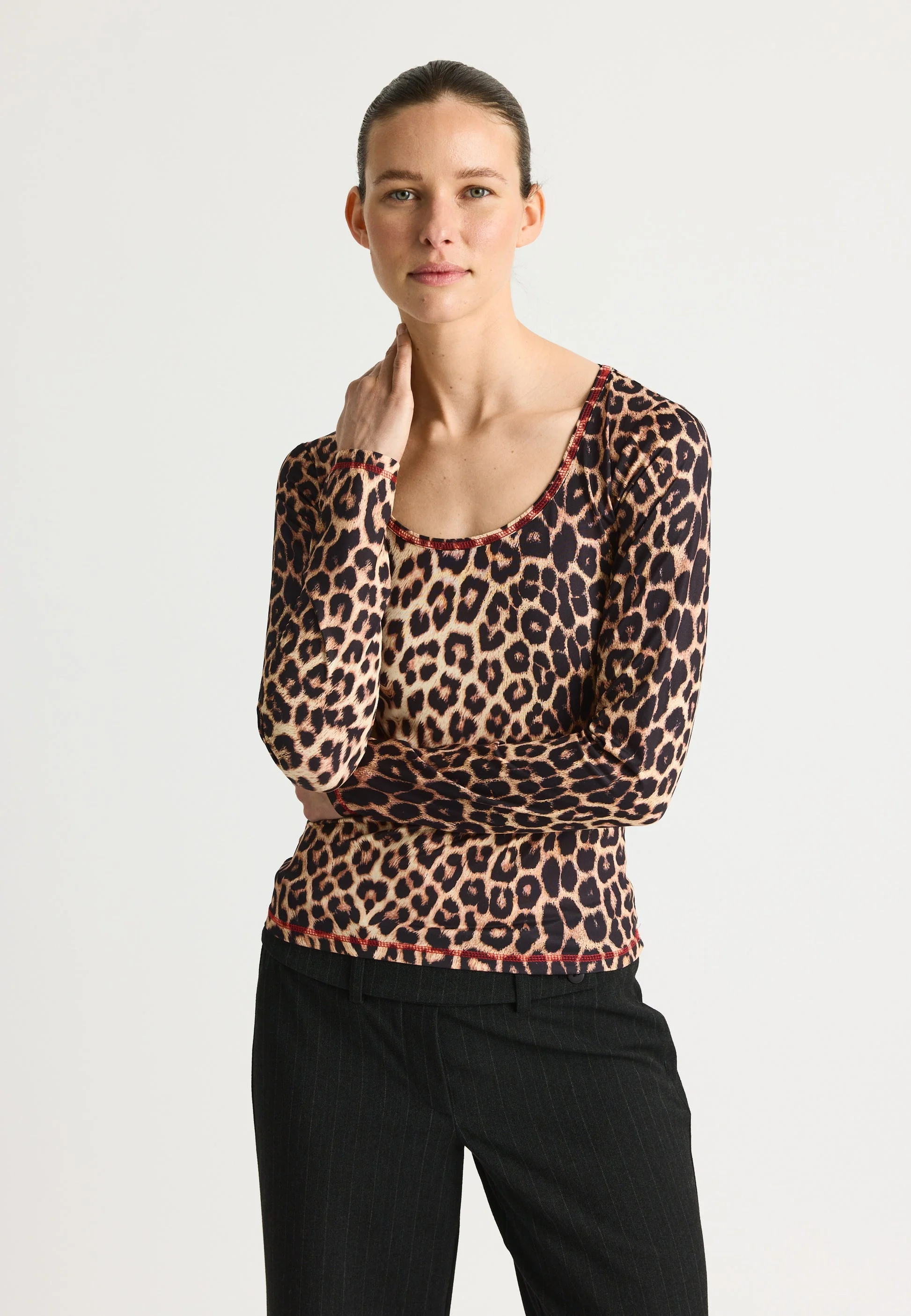 Blouse Keylars Blouse Multi-Brown - Image 4