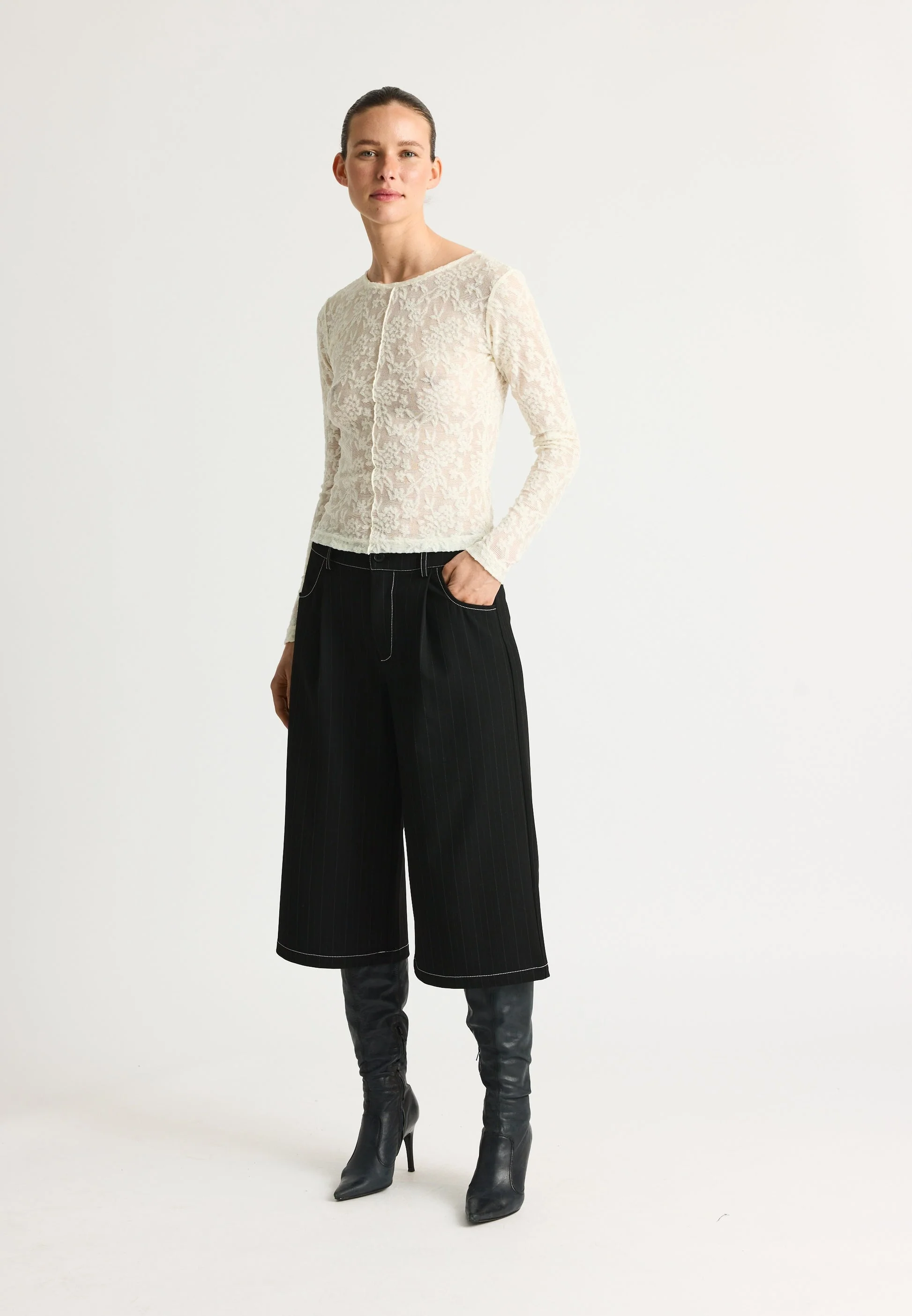 Sweatshirt Kitrs Blouse Broken-White