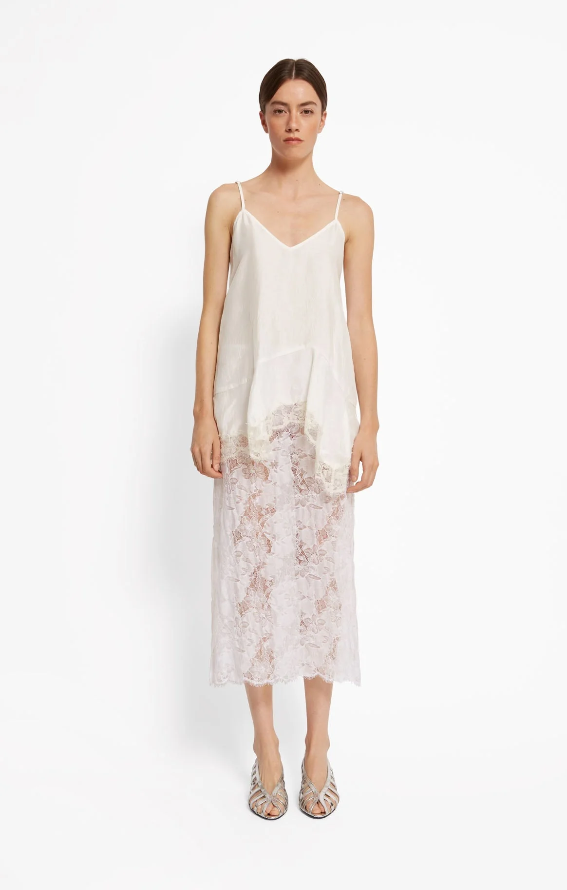 Blouse Latte Moss Blanc - Image 2