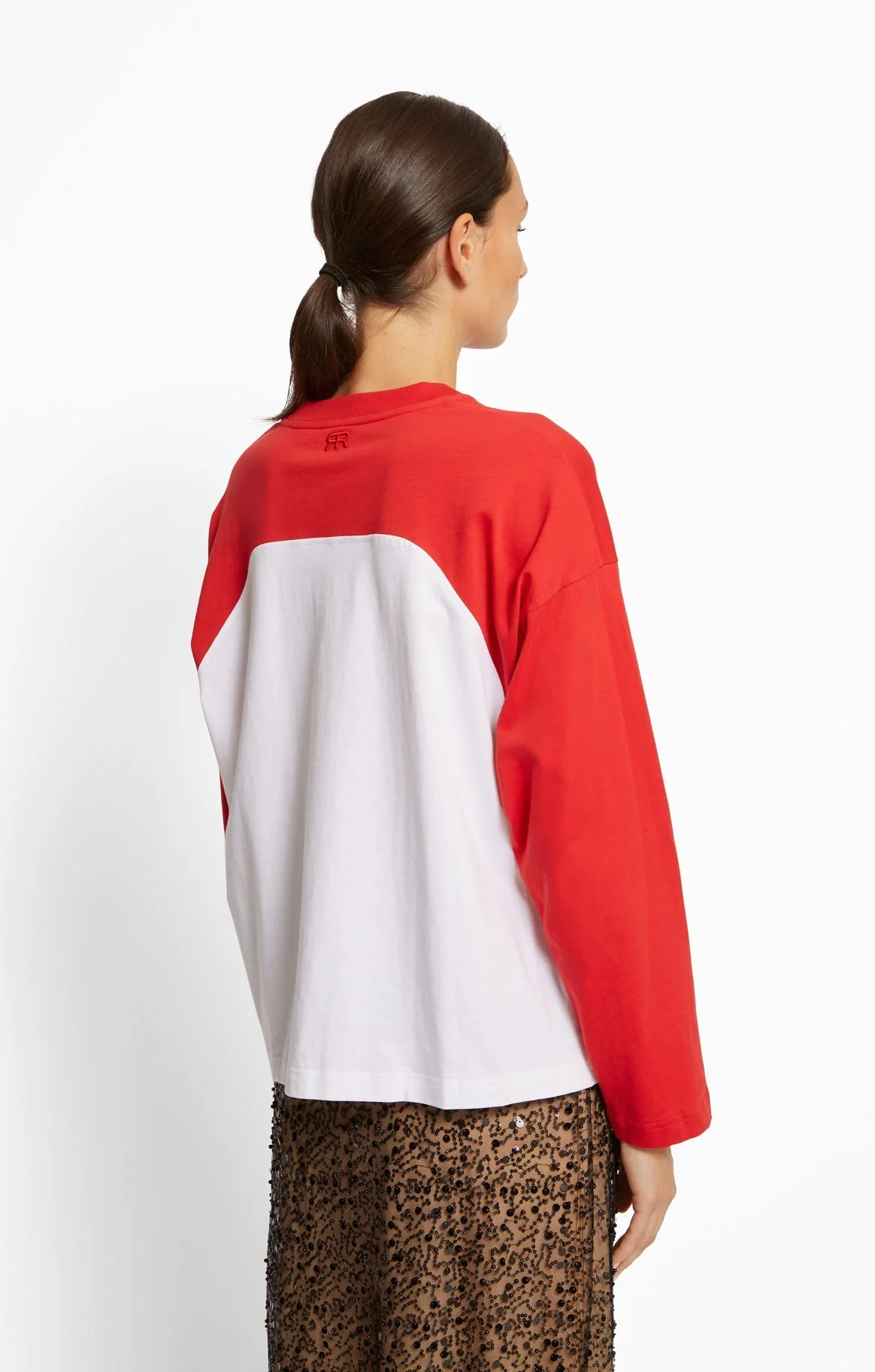 Roseanna Women's Sweatshirt Jump Jersey 100% Organic Cotton -  Red Rouge - Image 4