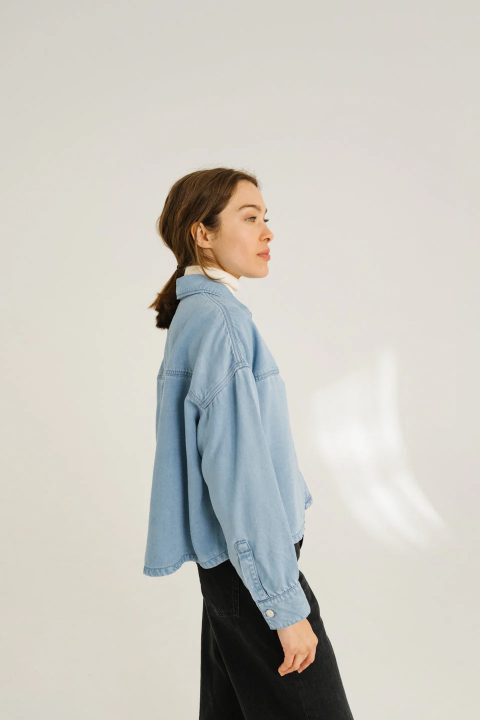 Shirt Emi Bleach Bleu-Indigo - Image 2
