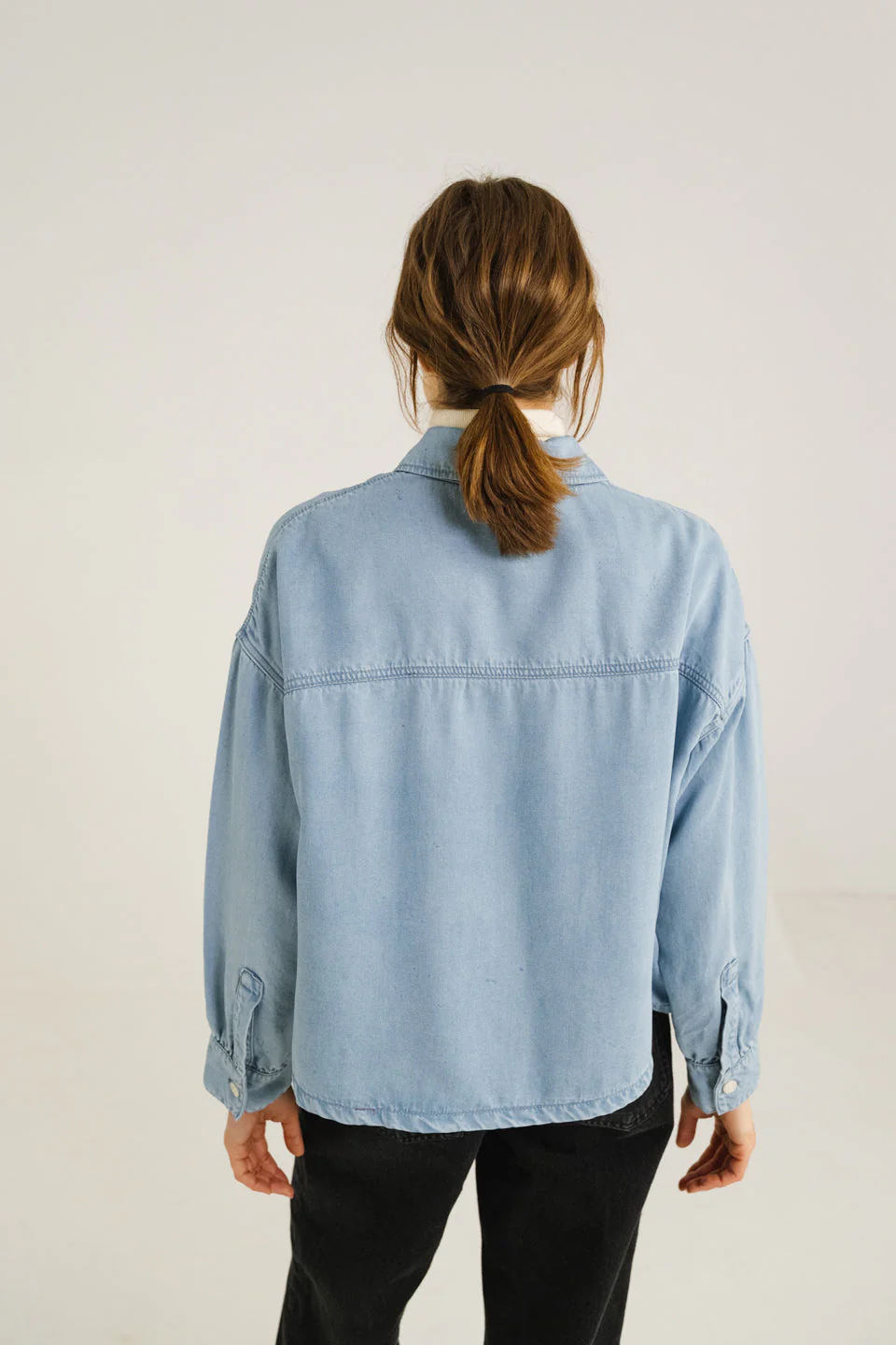 Shirt Emi Bleach Bleu-Indigo - Image 3
