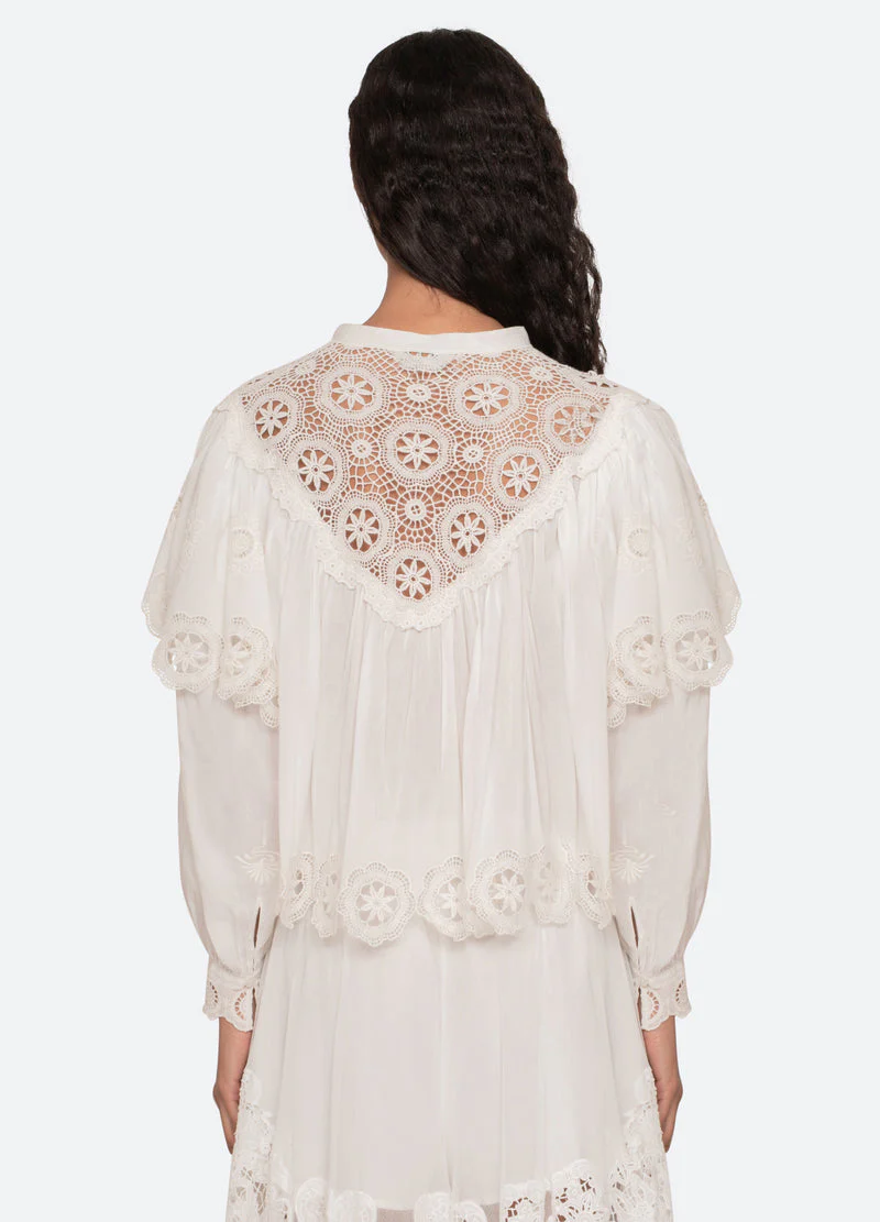 Blouse Ss26-044 Cream - Image 3
