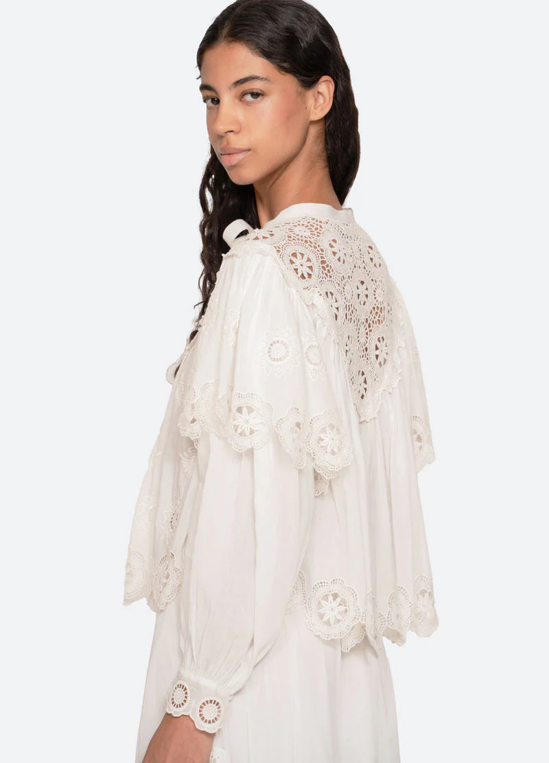 Blouse Ss26-044 Cream - Image 6