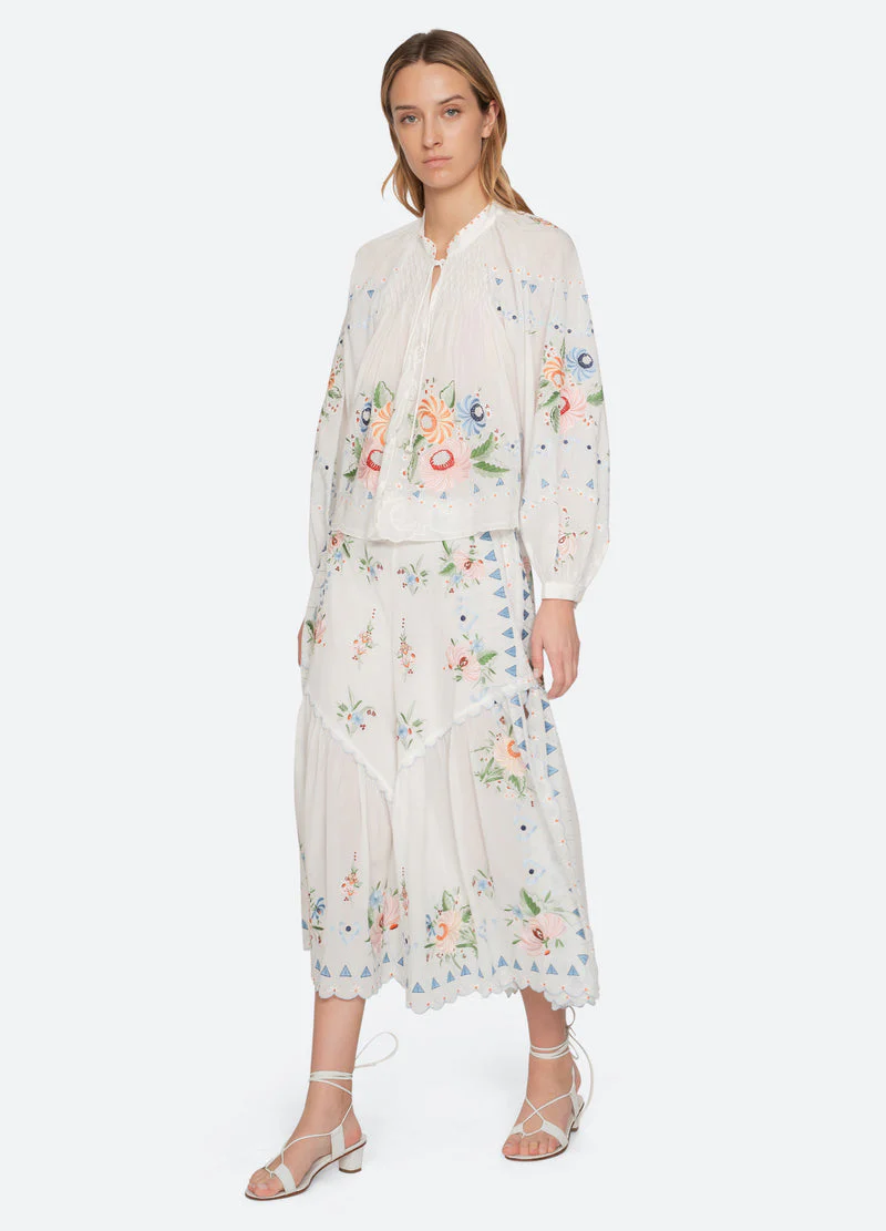 Blouse Ss26-099 Cream - Image 7