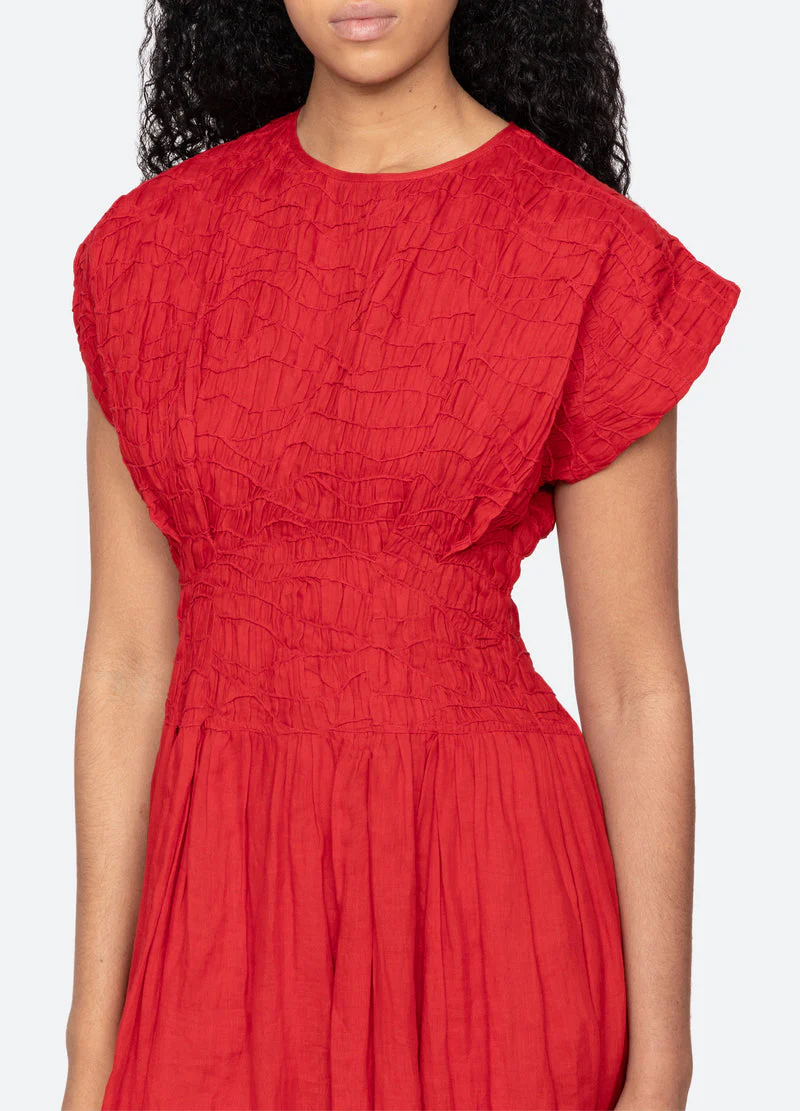 Dress Rs26-041 Red - Image 7