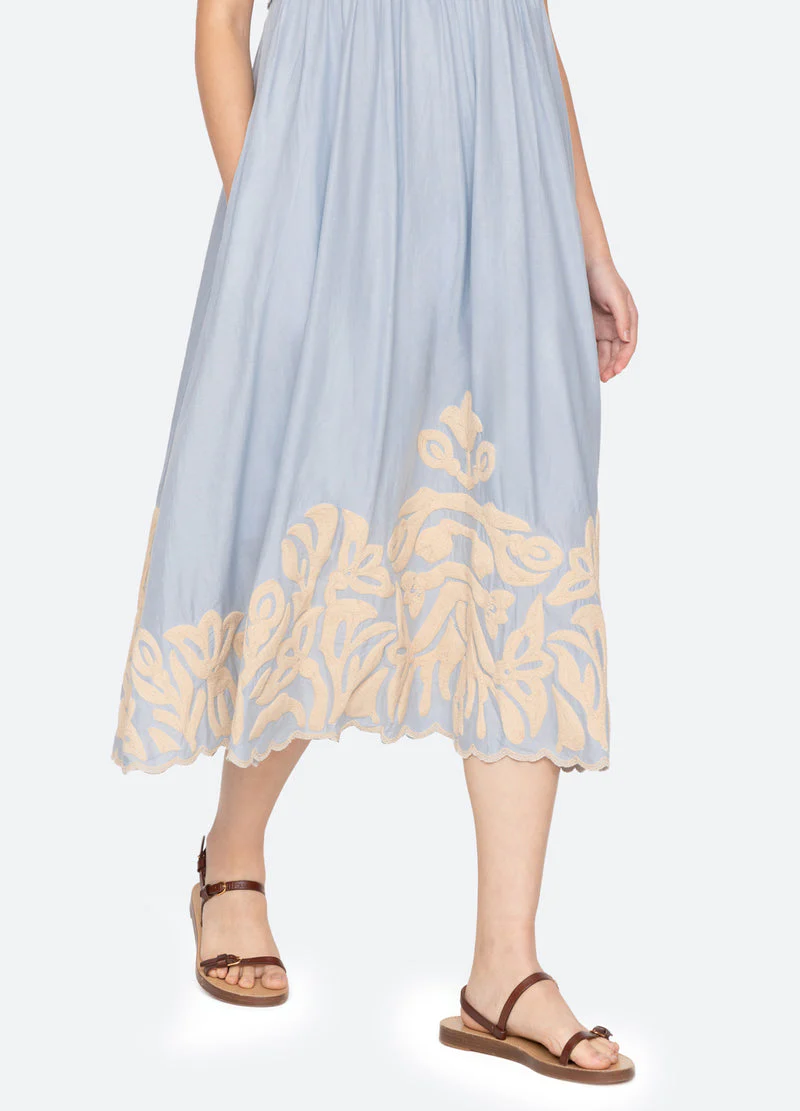 Dress Rs26-055 Blue - Image 7