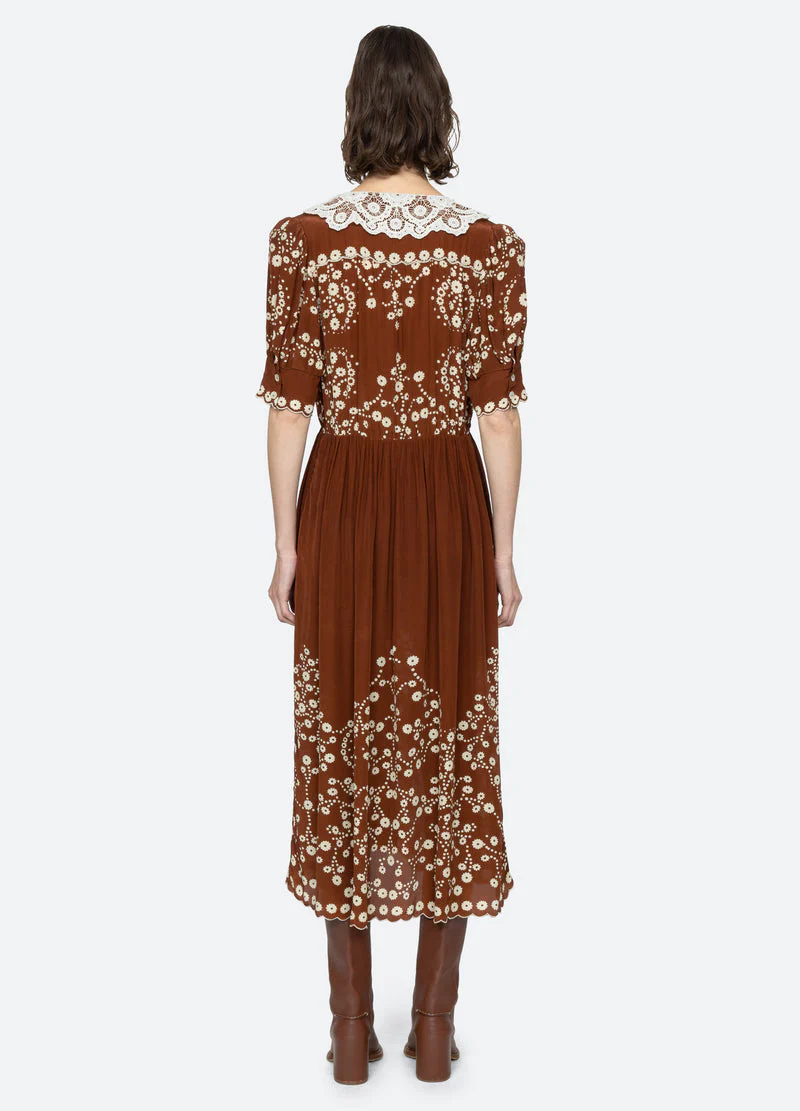 Dress Rs26-115 Brown - Image 3