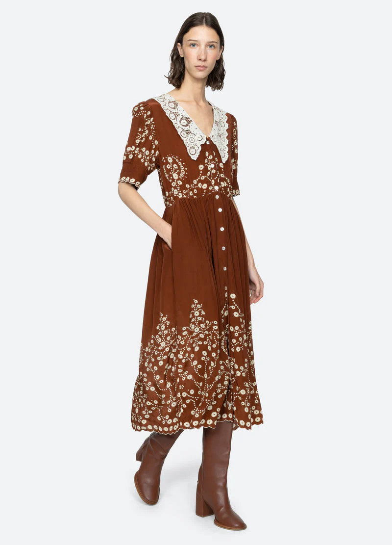 Dress Rs26-115 Brown - Image 6