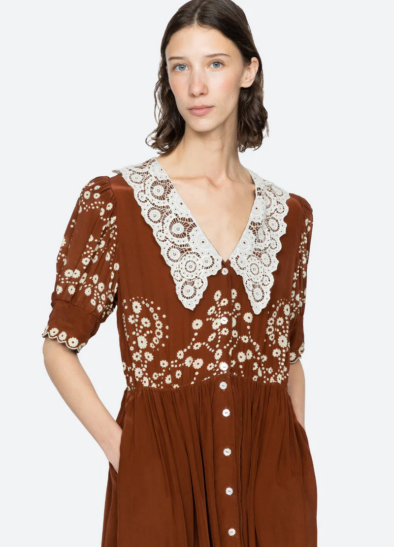 Dress Rs26-115 Brown - Image 8