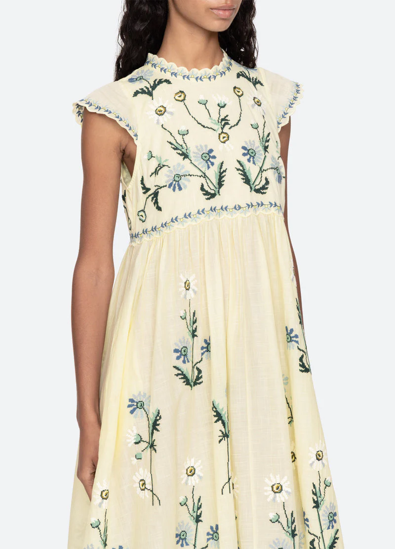 Dress Ss26-062 Butter - Image 6