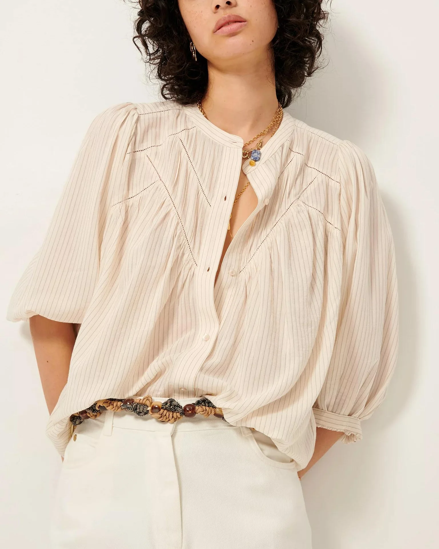Blouse Savi Sandblack - Image 3