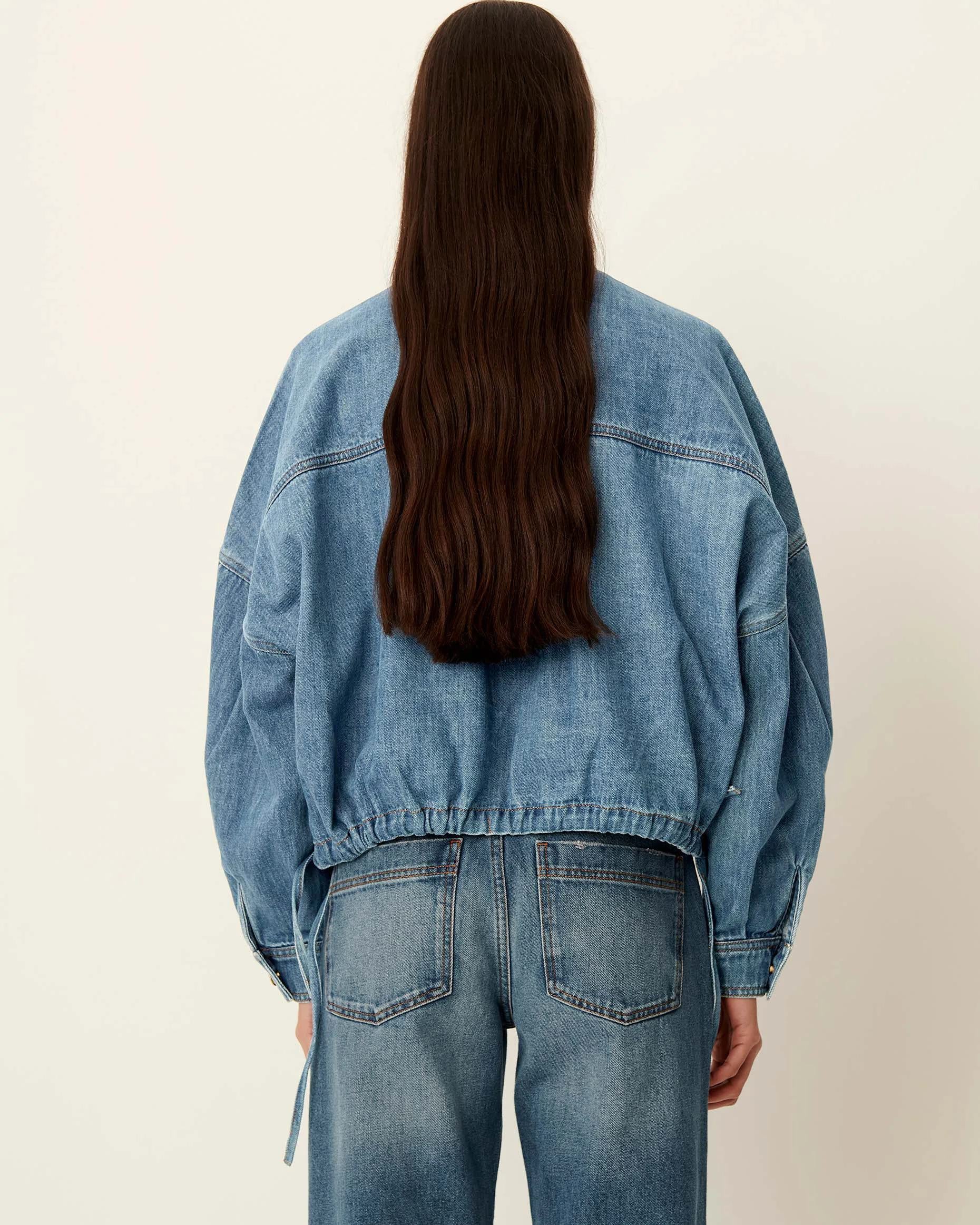 Denim Jacket Cazanim Mid-Blue - Image 8