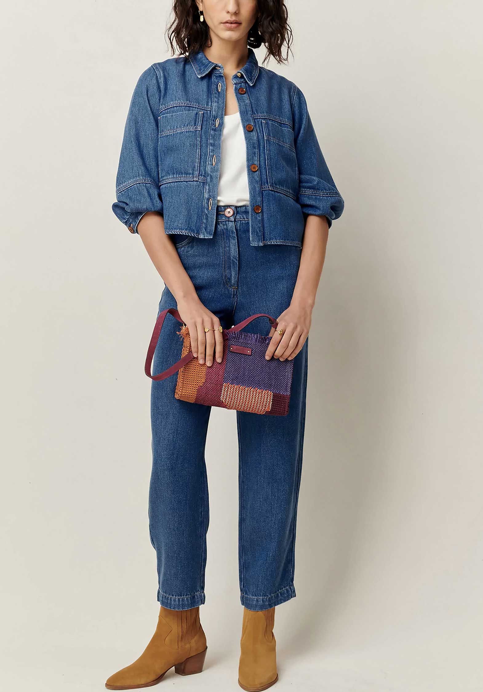 Denim Shirt Leone Denim-Blue - Image 4