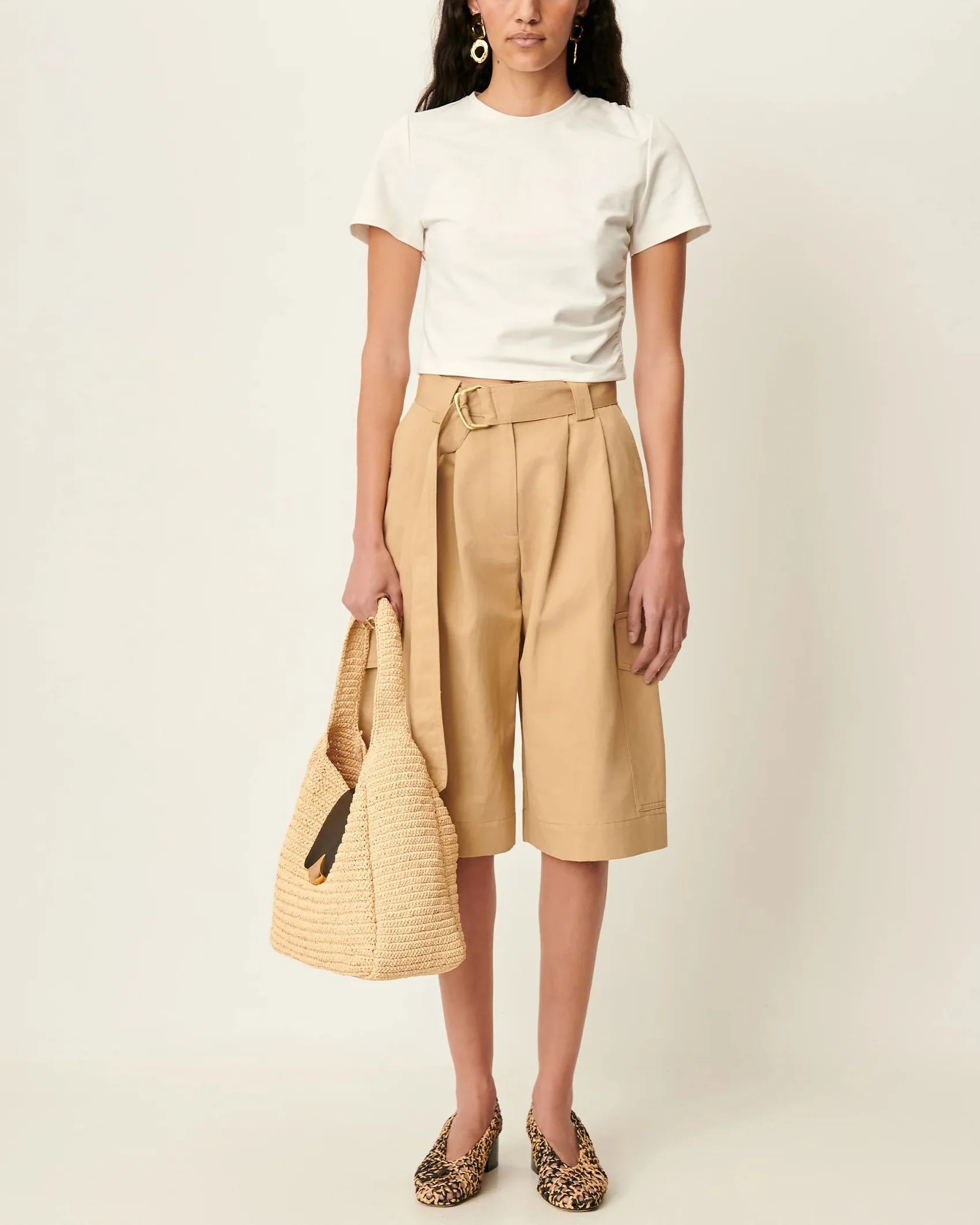 Women's Tshirt Lenzing ECOVERO Viscose - Natural Beige Guerande - Image 3