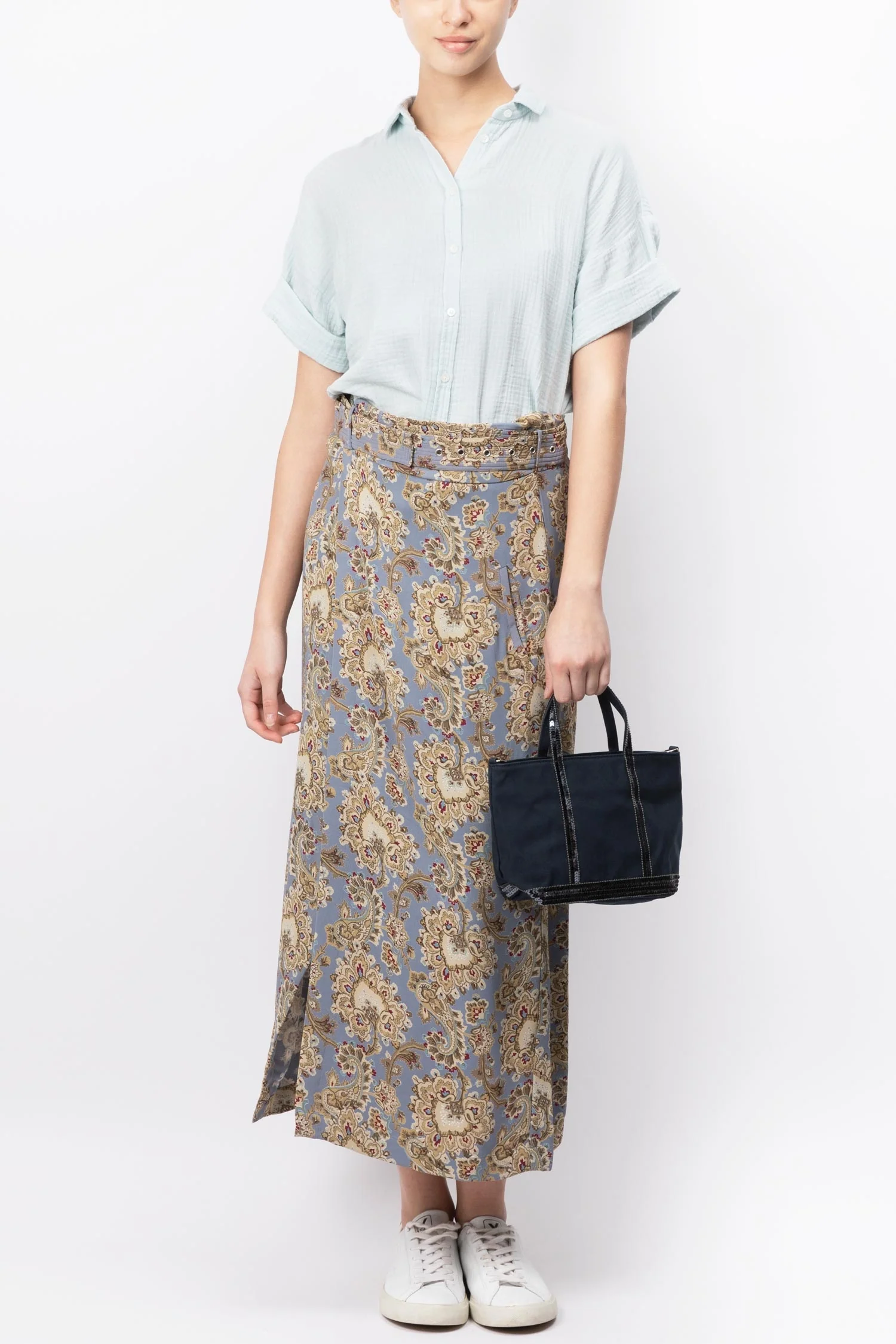 Short Sleeves Cotton Shirt 49-Midnight - Image 6