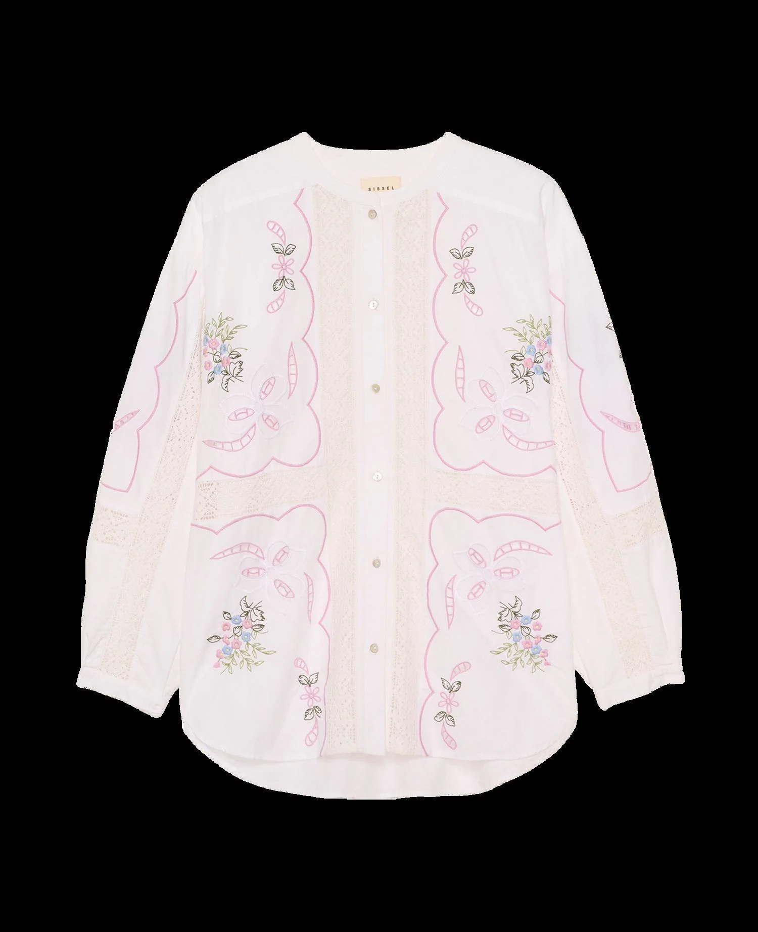 Blouse Sada Shirt White-Pastel - Image 4