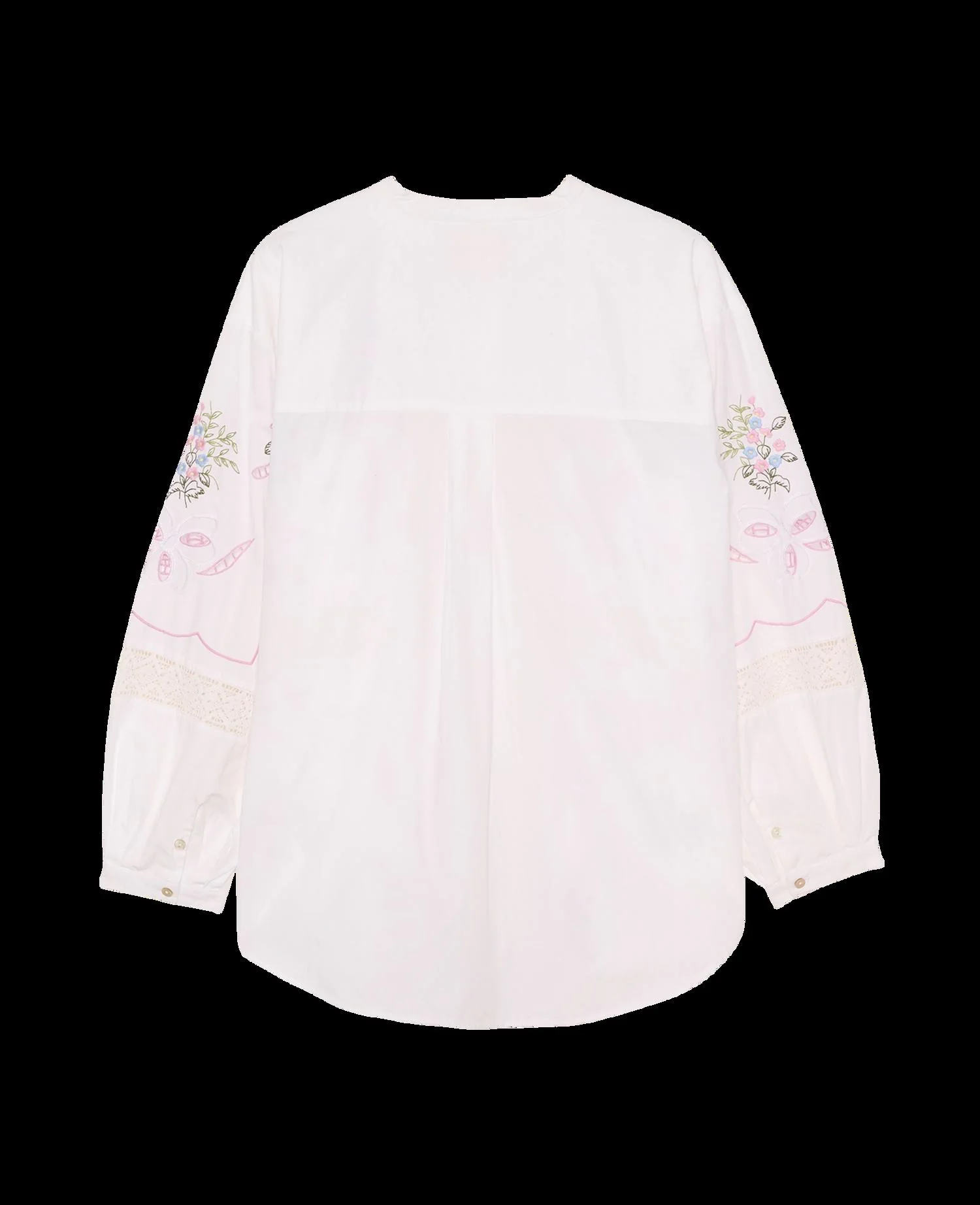 Blouse Sada Shirt White-Pastel - Image 5