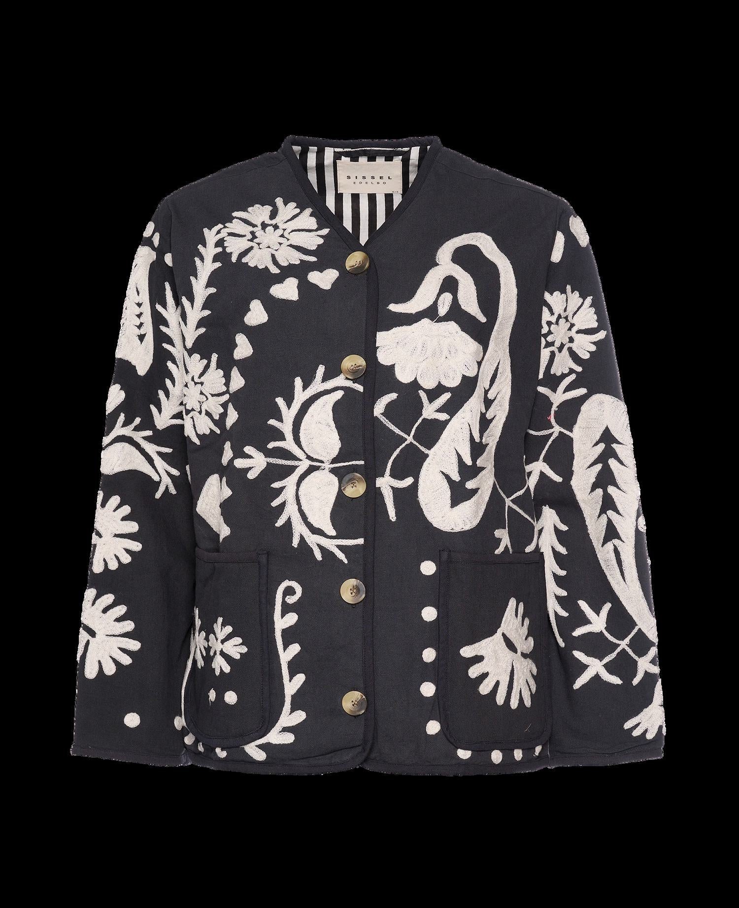 Jacket Maggie Suzani Salt-Pepper - Image 3