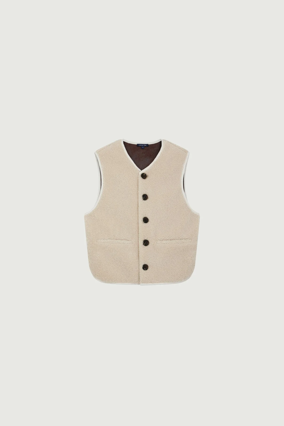 Gilet Fusil Ecru - Image 5