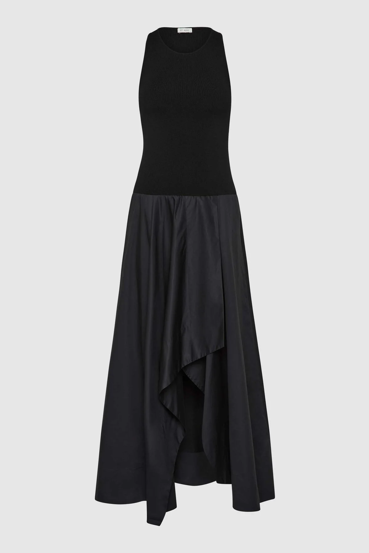 Dress Bodice Asymm Dre Black - Image 4