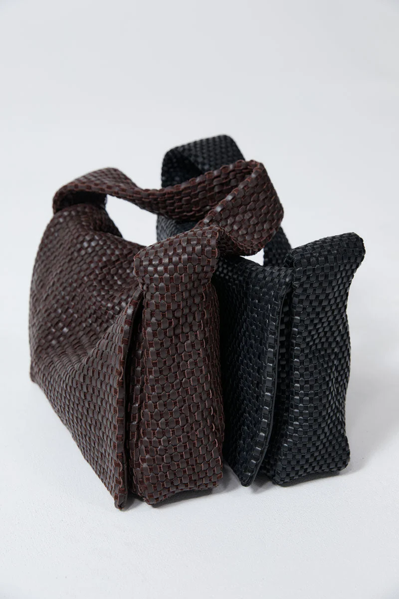 Shoulder Bag Lattice Everyday Black - Image 5