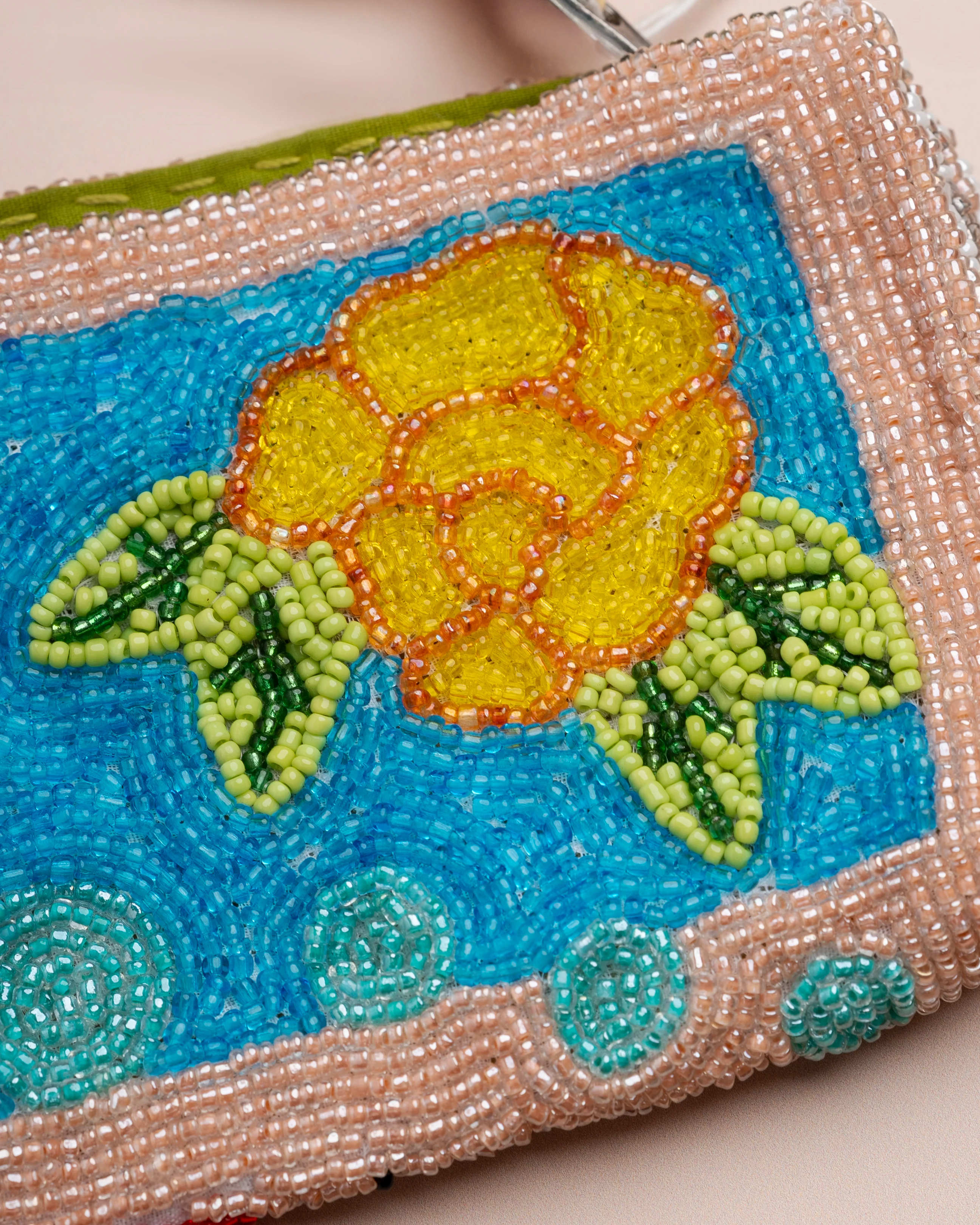 Women's Clutch Beaded Crystal Embellishment - Iris - Image 3