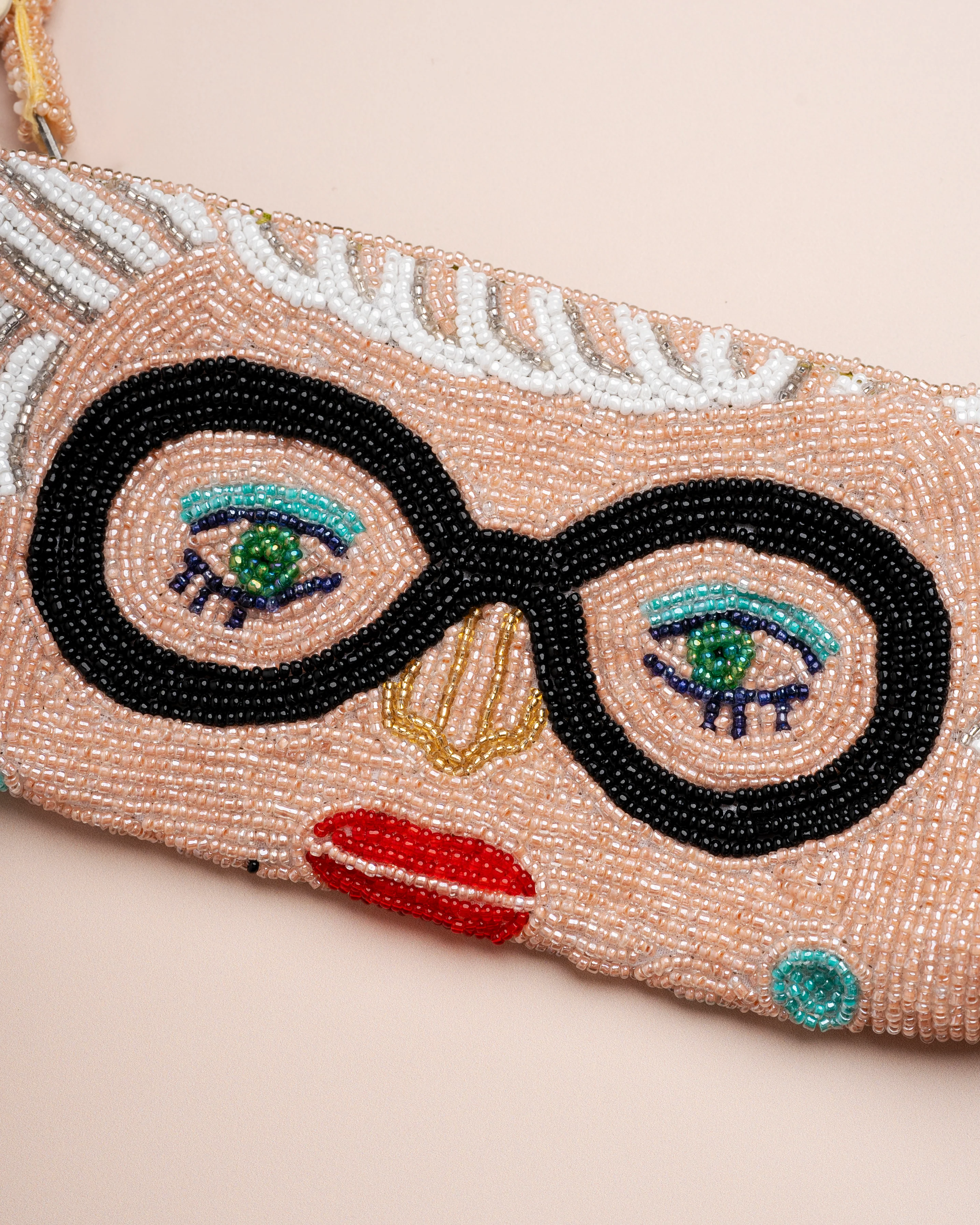 Women's Clutch Beaded Crystal Embellishment - Iris - Image 4