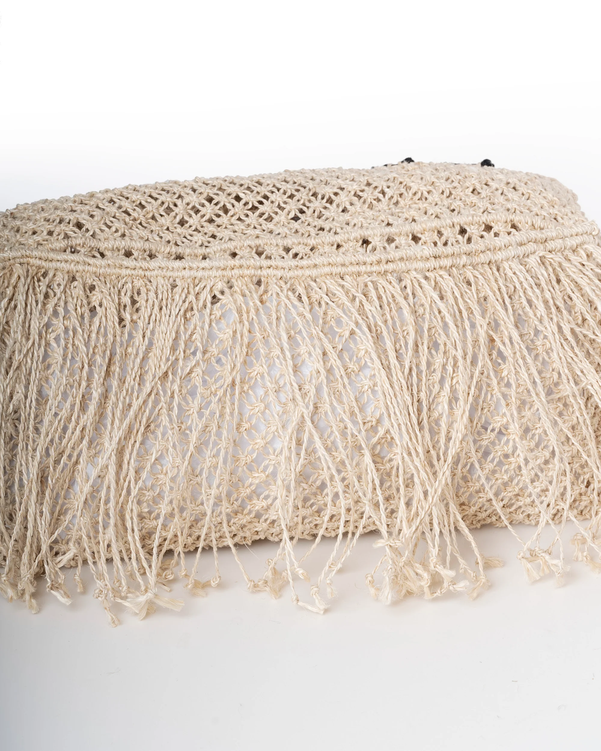 Dave Clutch : Handcrafted Sustainable Jute Evening Bag Natural - Image 4