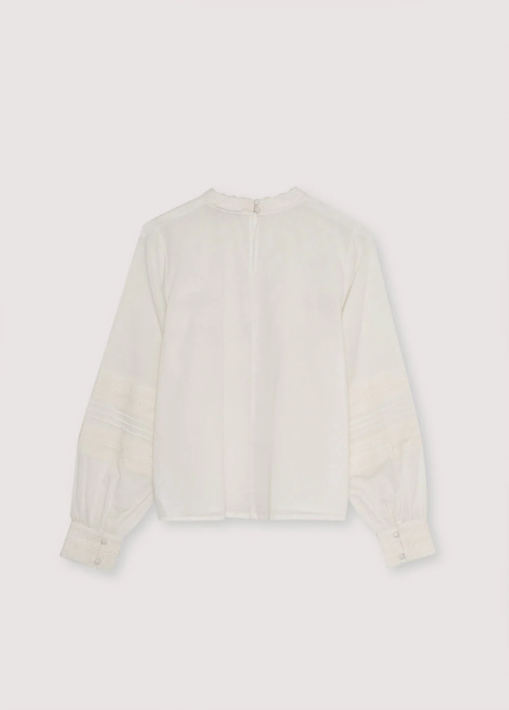 Blouse Perla Blouse Moonlight-White - Image 4