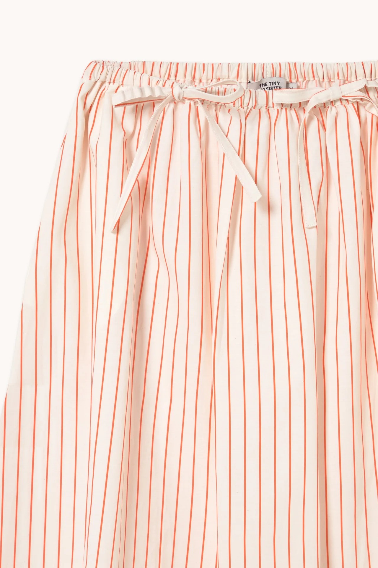 Skirt Stripes Bow Skir Off-White - Image 4