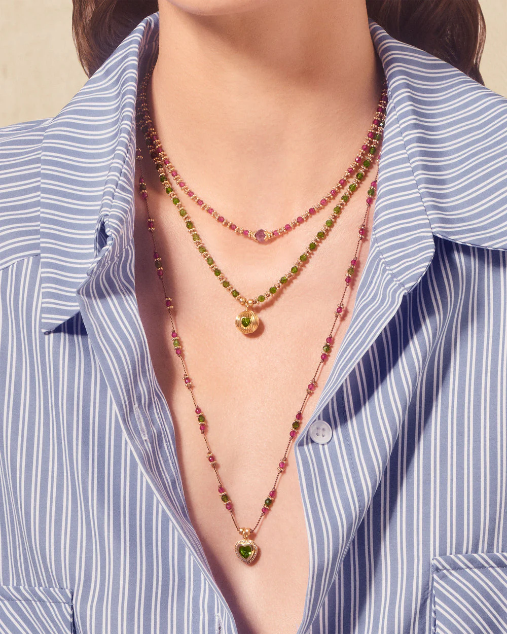 Necklace Prema K Collier Grenat - Image 2