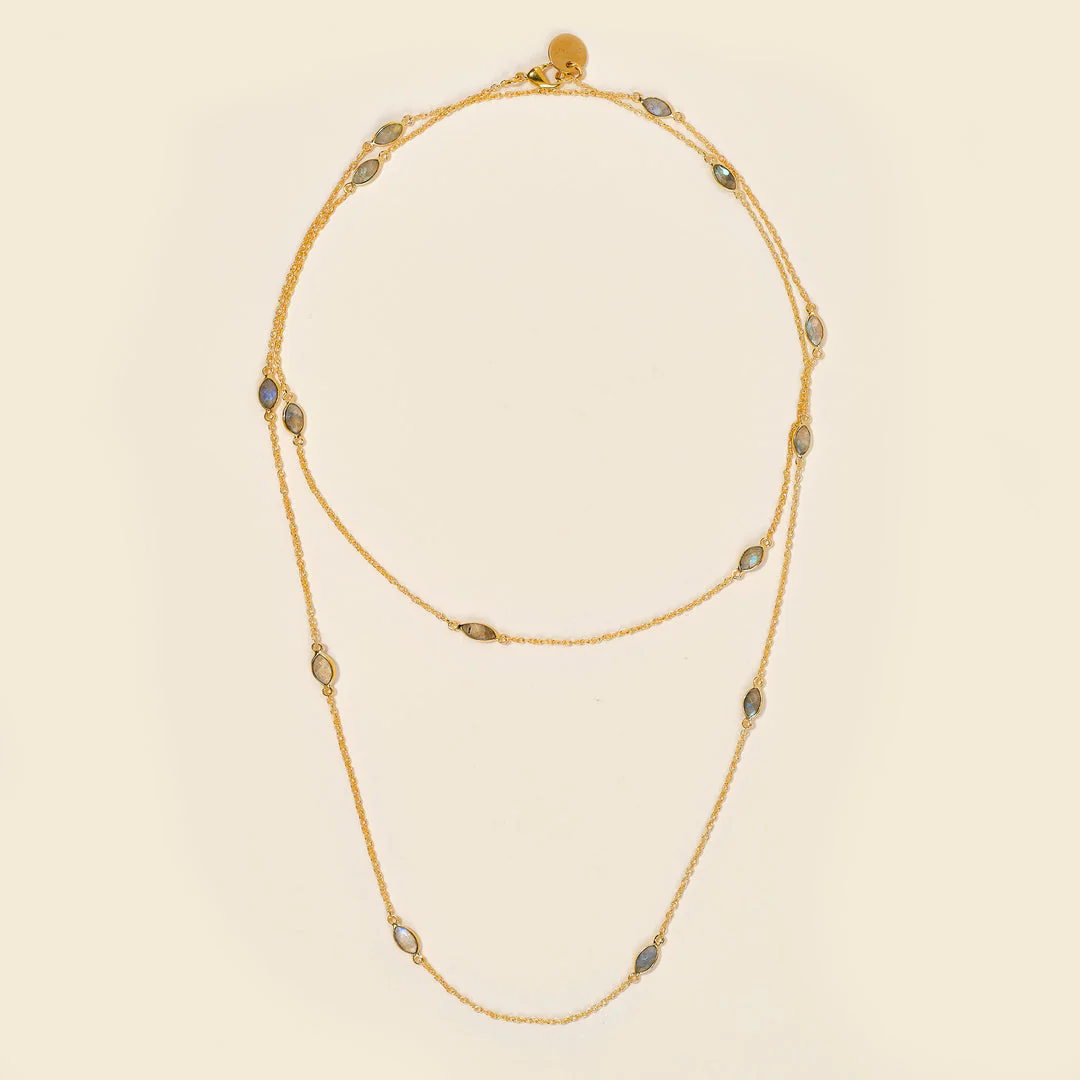 Necklace Carezza Chaine Labradorite
