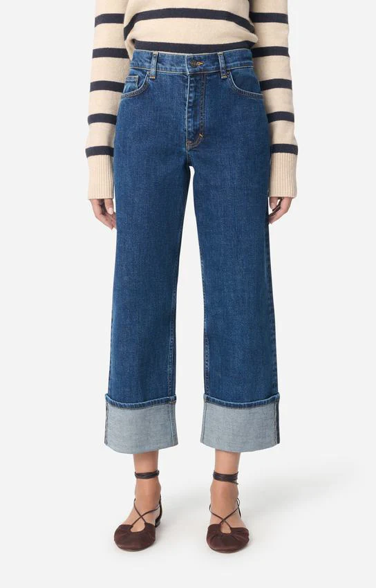 Vanessa Bruno Women's High-Waist Straight Leg Structured Denim Jeans -  Blue Royal - Image 2