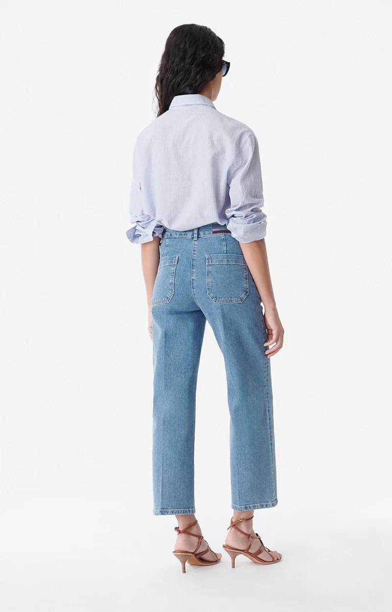 Jeans 1eva69-v04002 Indigo-Clair - Image 3