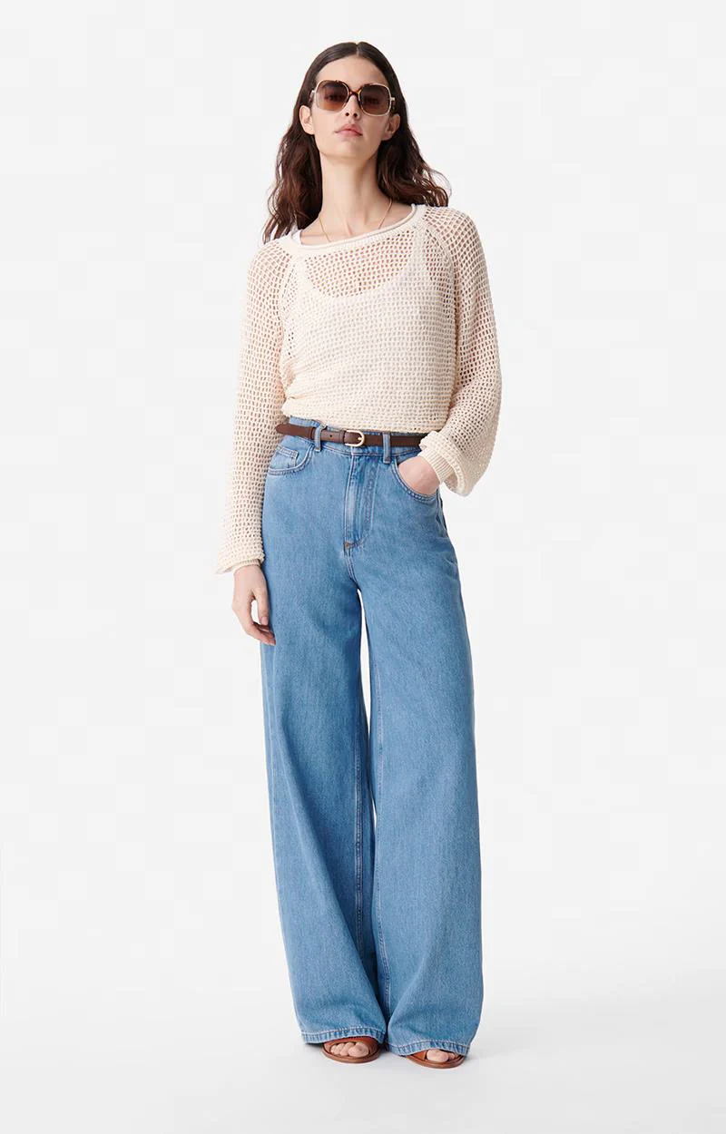 Jeans 3eva66-v04012 Indigo-Clair - Image 5