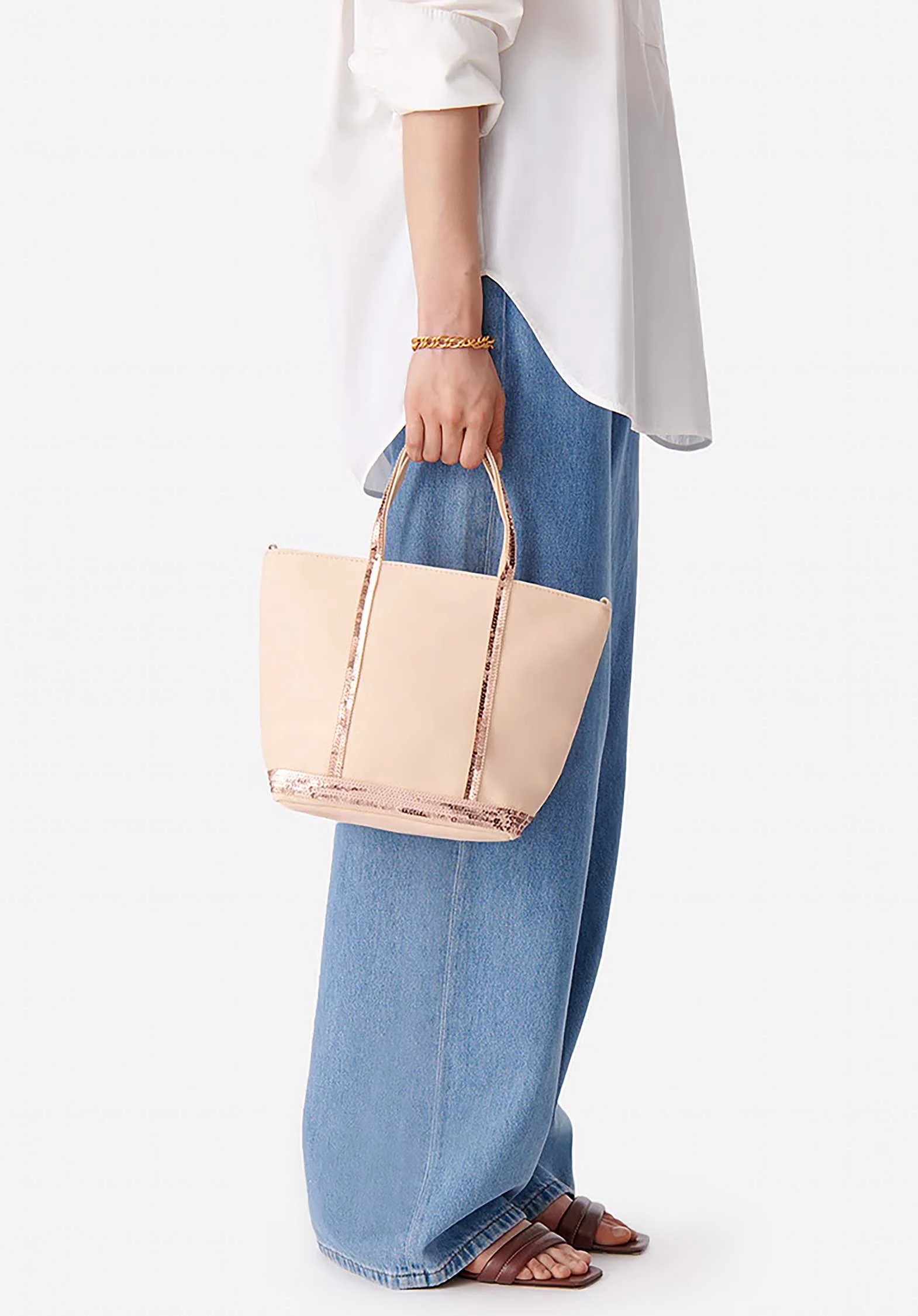 Tote Bag Ve01-v40435 Cream - Image 3