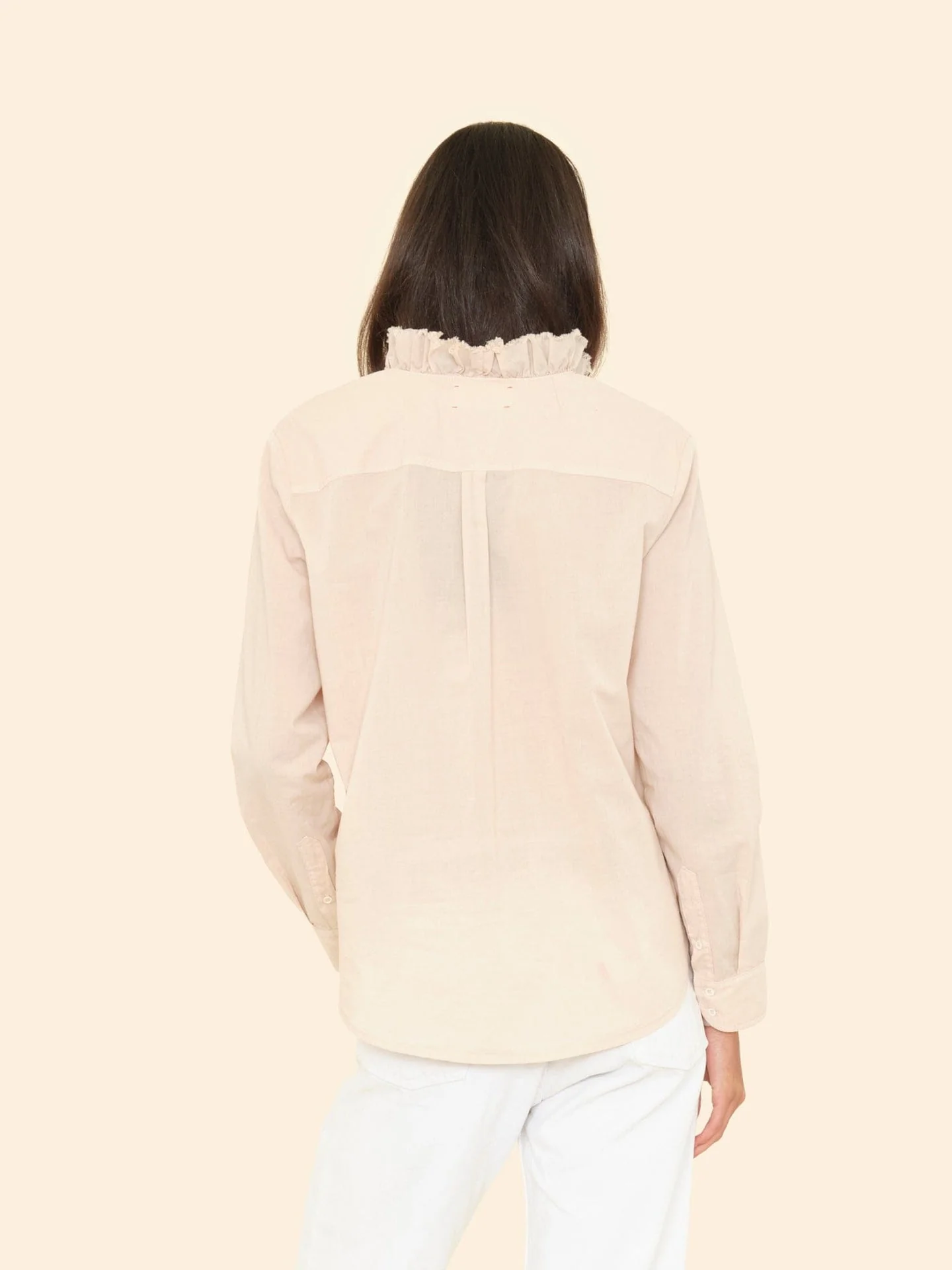 Blouse Kayde Shirt Parchment - Image 4