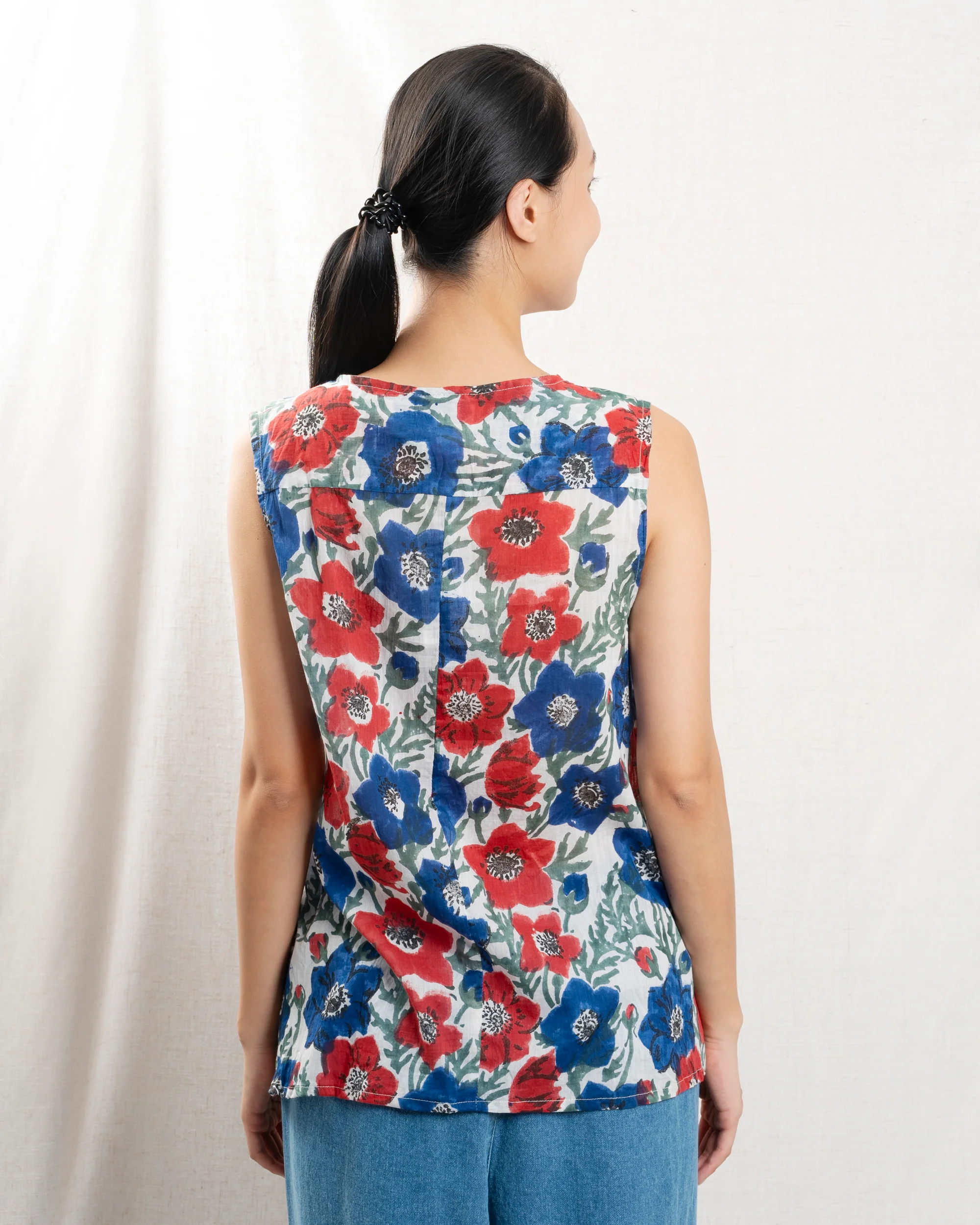 Womens Blouse Premium 100 Percent Cotton Poplin - Sanremo - Image 2